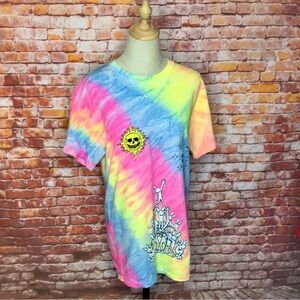 Vintage Kodone Kodonism MBM Rabbit Skeleton Tie Dye Tee